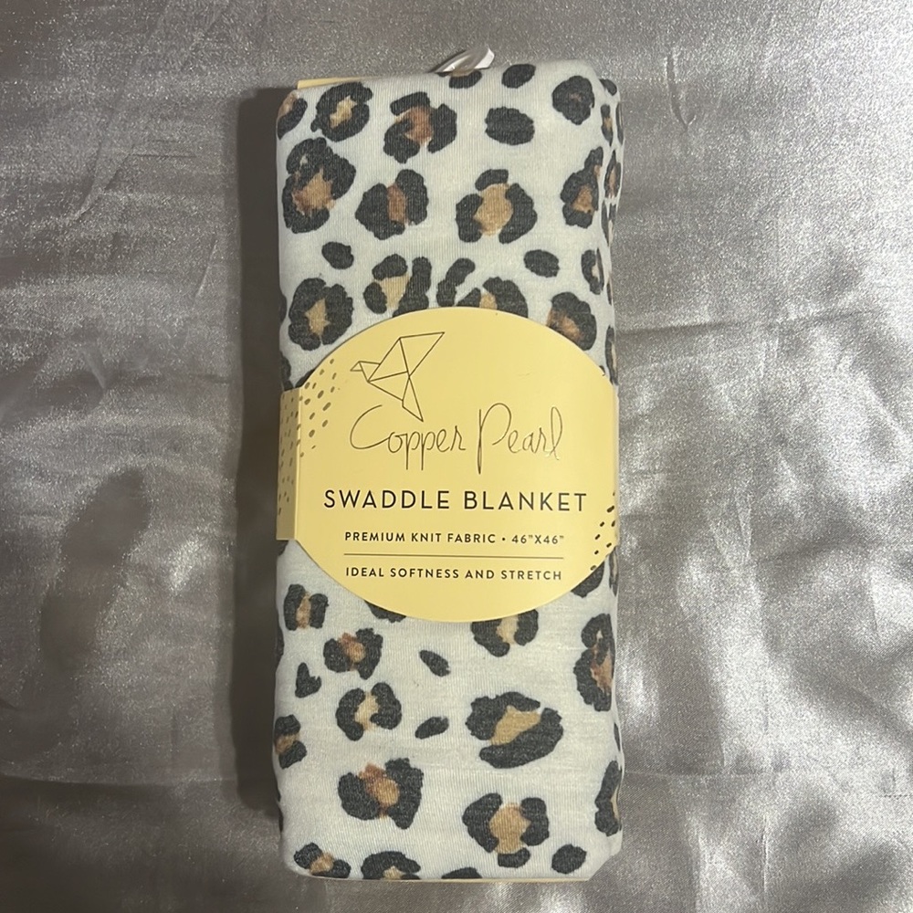 Copper Pearl Swaddle Blanket in Zara